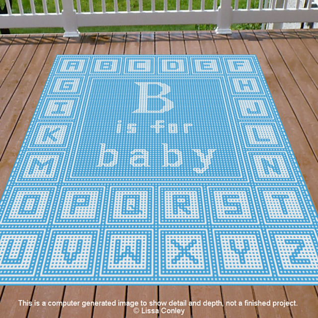 Building Blocks B is for Baby MOKNIT