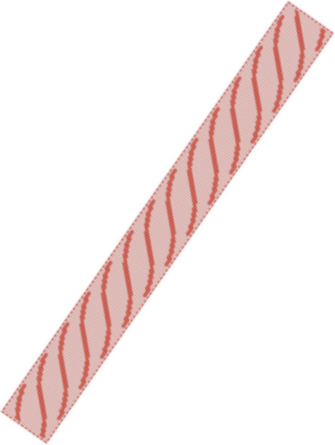Scarf - Peppermint Stripes LFC