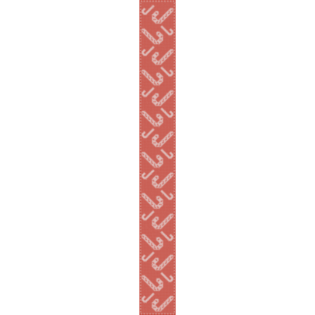 Scarf - Candy Canes MOKNIT