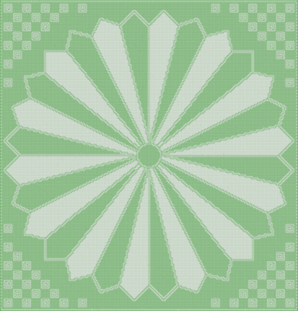 Cro-Quilt Block Starburst LFC