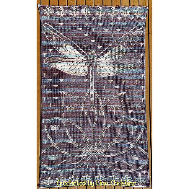 Ravelry: Dragonfly Lotus Medley LFC pattern by Lissa Conley