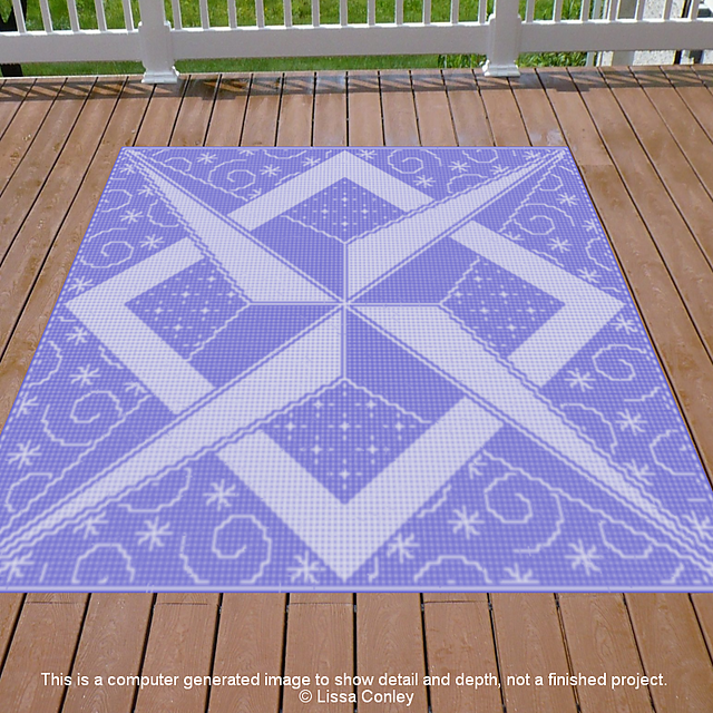 Cro-Quilt Block Renata MOKNIT