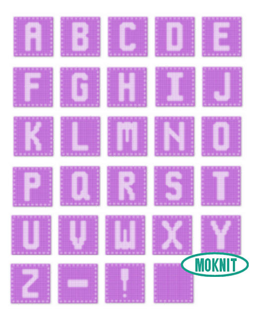 Mini Blocks Letters MOKNIT