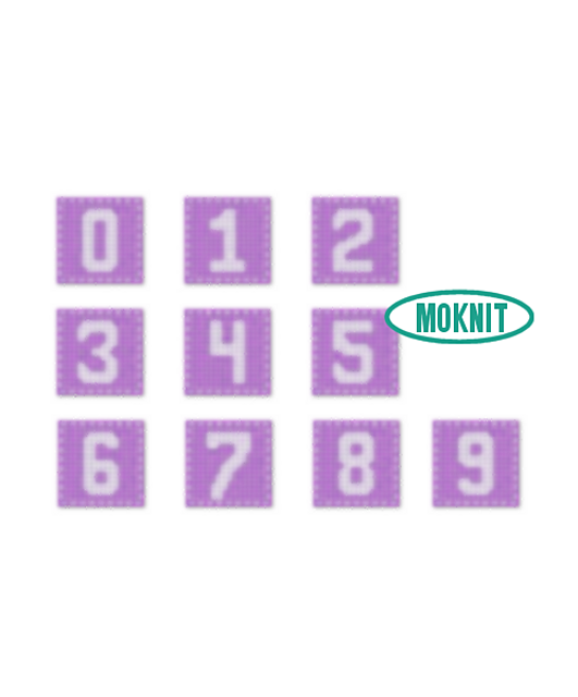 Mini Blocks Numbers MOKNIT