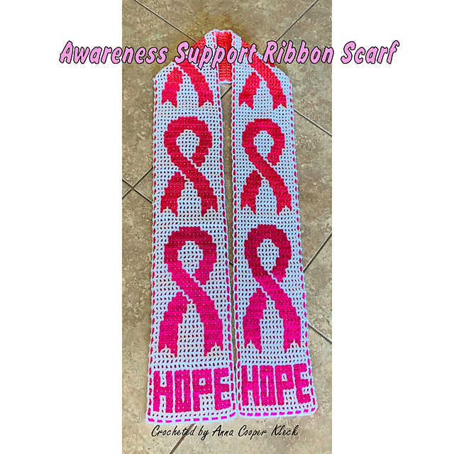Scarf - Awareness Ribbon "HOPE" LFC