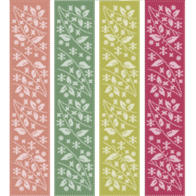 Autumn Leaves Table Runner MOKNIT