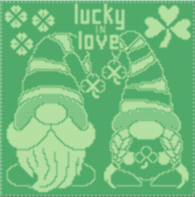 Lucky in Love Gnomes MOKNIT