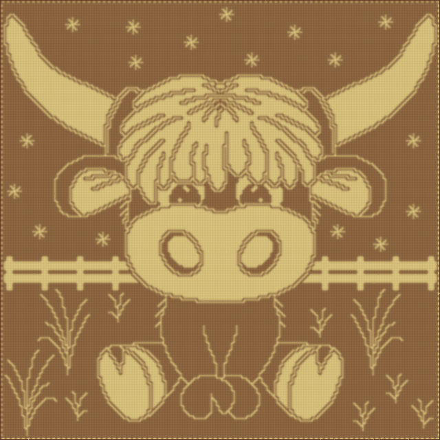 Cute Highland Cow LFC