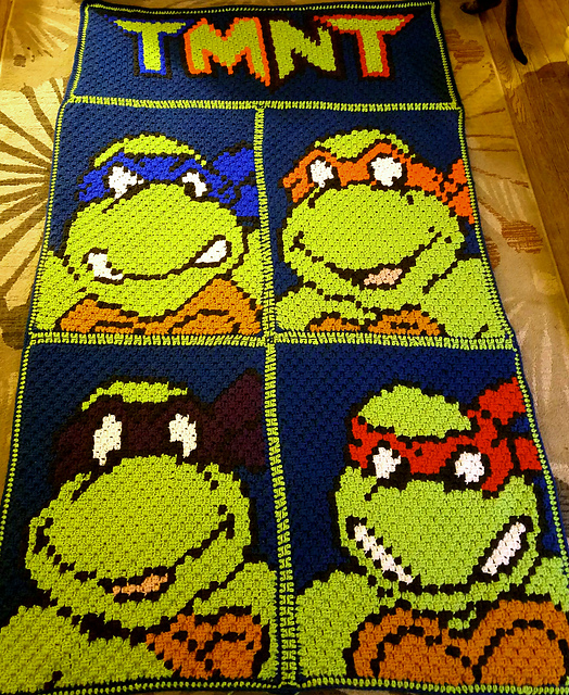 Ravelry: LissaM's TMNT Pixel 'ghan