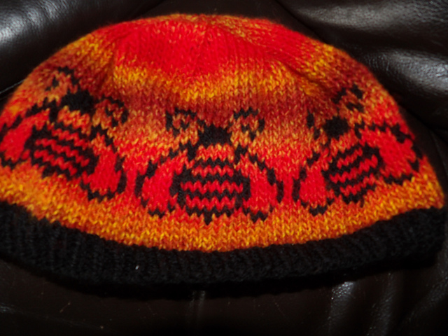 Sunset Buzzy Bumblebee beanie hat