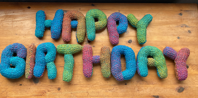 Happy Birthday 3D banner