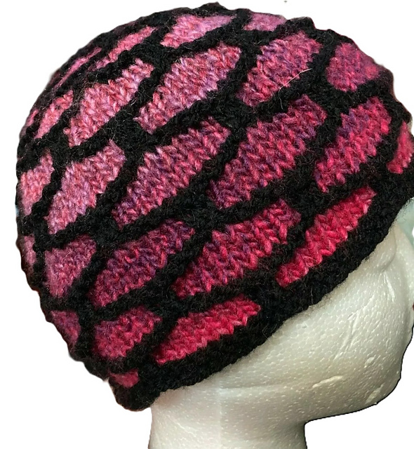 Shadow dance slip stitch beanie