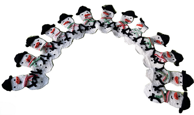 Jolly Snowman scarf