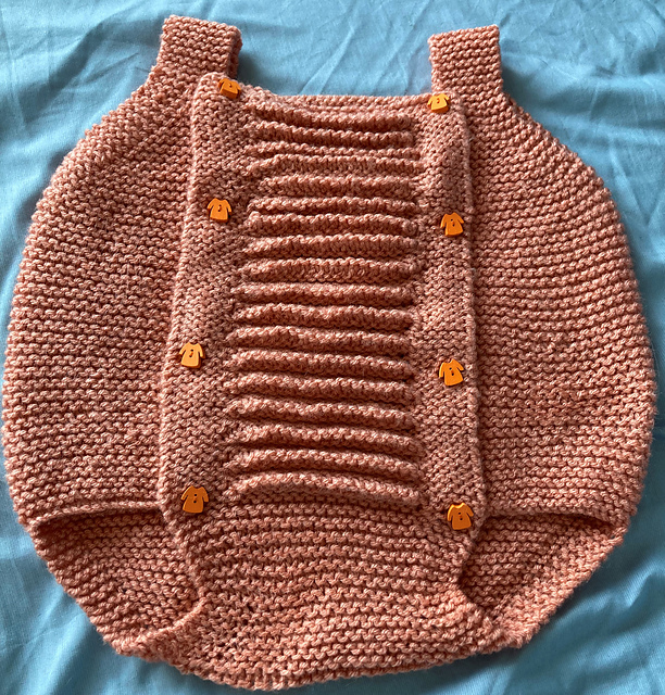 TVC!5 pleated front baby romper