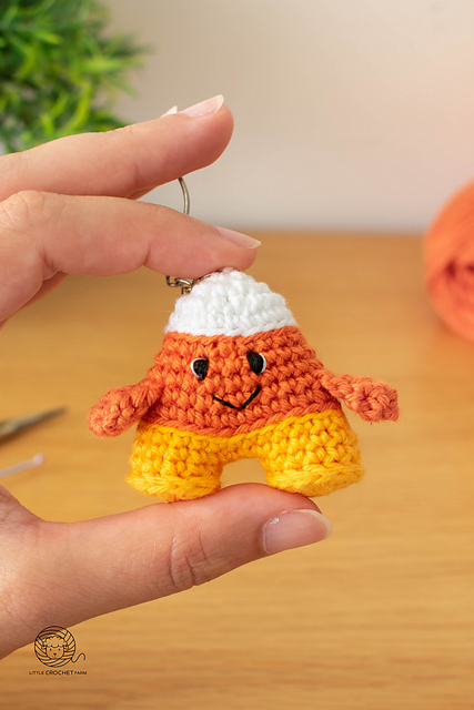 Candy Corn Keychain