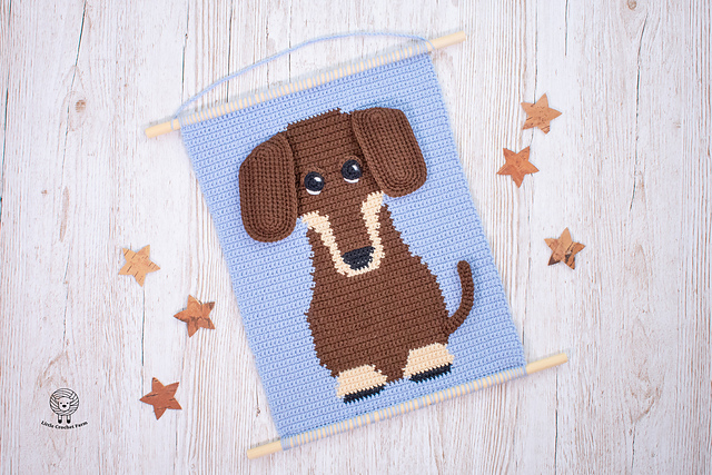 Dachshund wall hanging