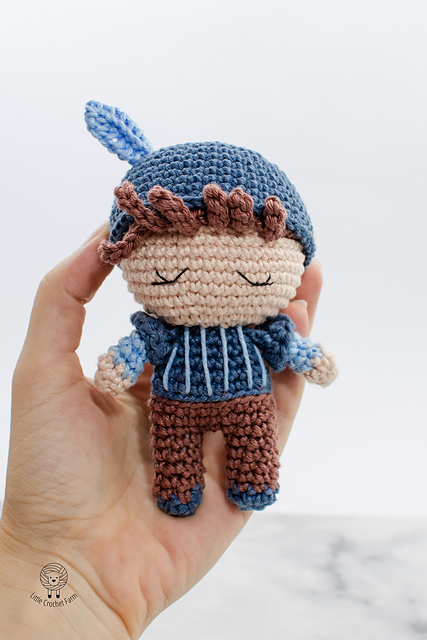 Mini Romeo Valentine amigurumi