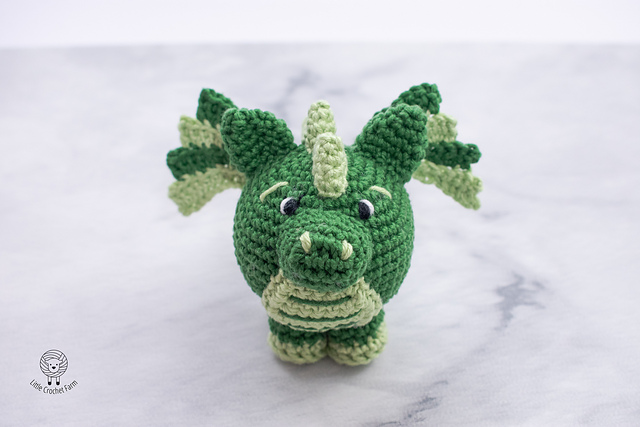 Chubby Dragon amigurumi