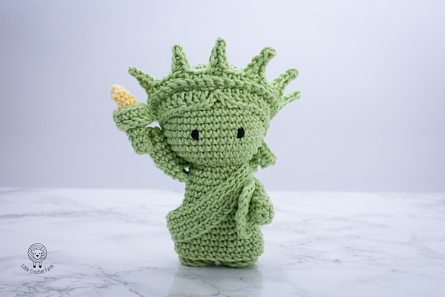 Lady Liberty amigurumi