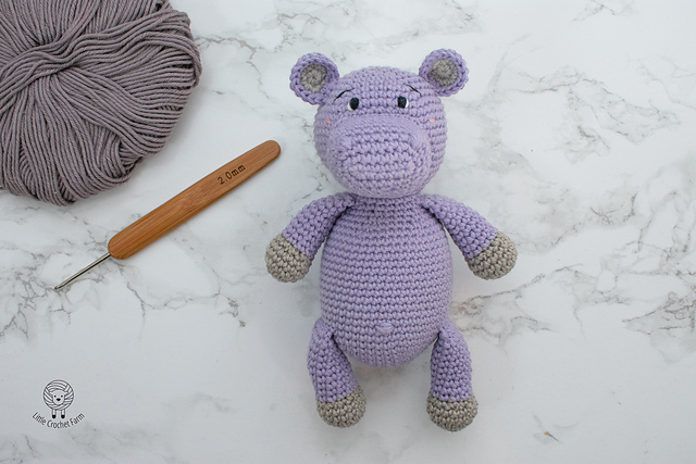 Hippo amigurumi