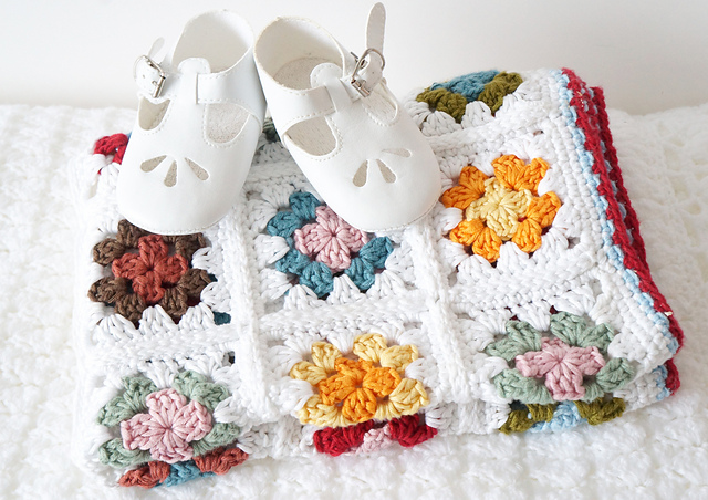 Granny Square Baby Blanket