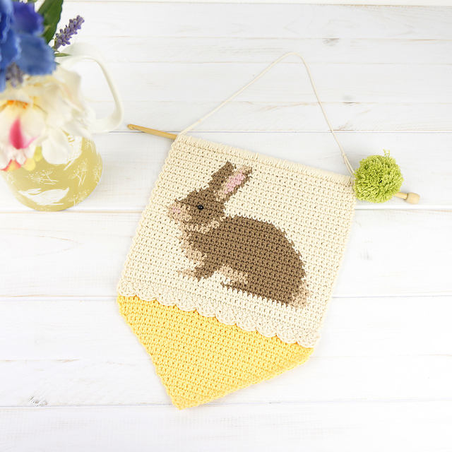 Bunny Rabbit Wall Hanging