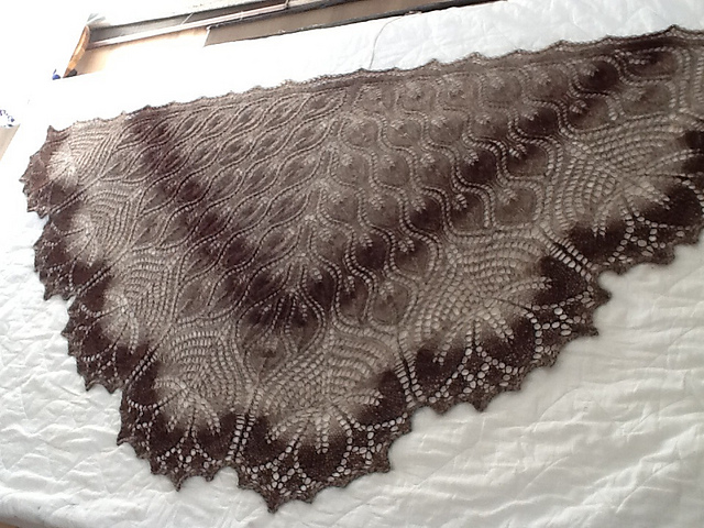 Royal Tulips Shawl