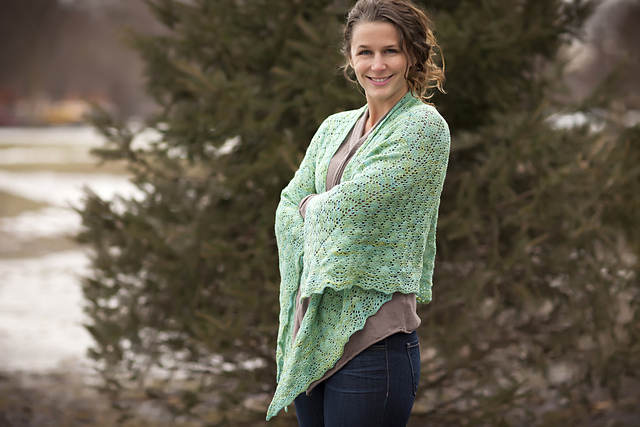 Oakleaf Shawl