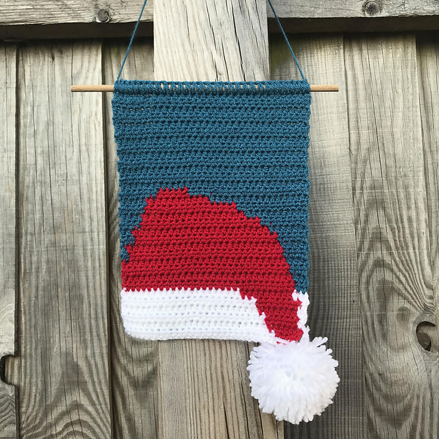 Santa's Hat Wall Hanging