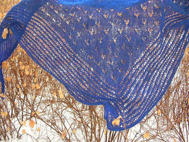 Midnight madness shawl