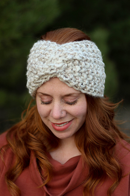 Knit Twisted Headband