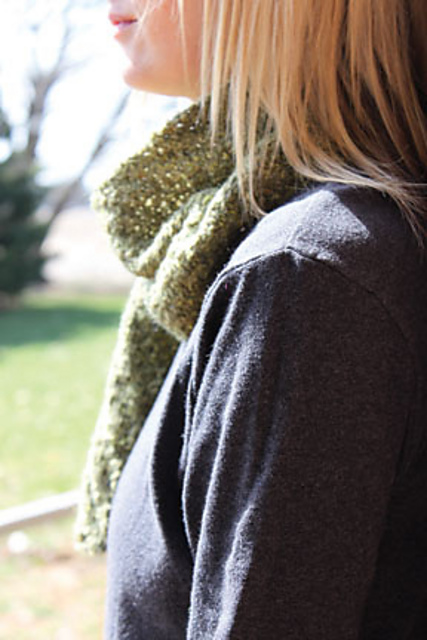 Diagonal Rib Scarf