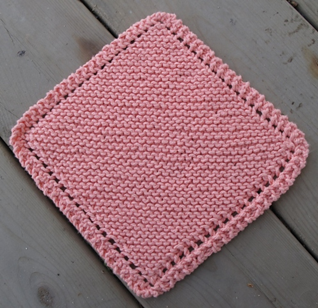 Garter Stitch Dishcloth