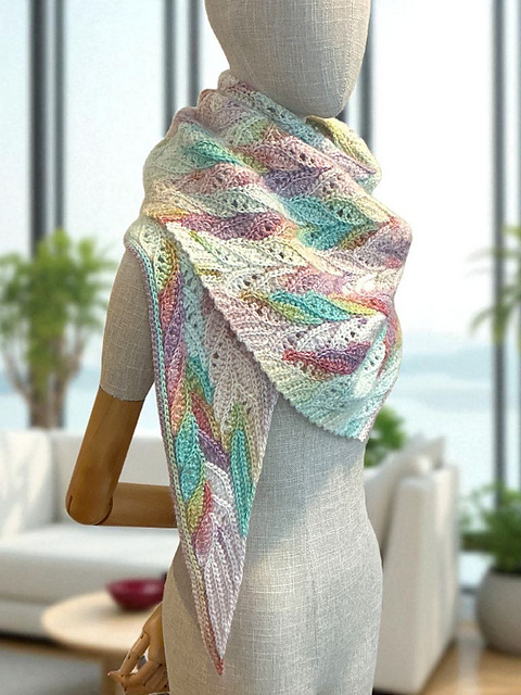 Ravelry: Jasmine Shawl pattern by Liudmyla Hefny