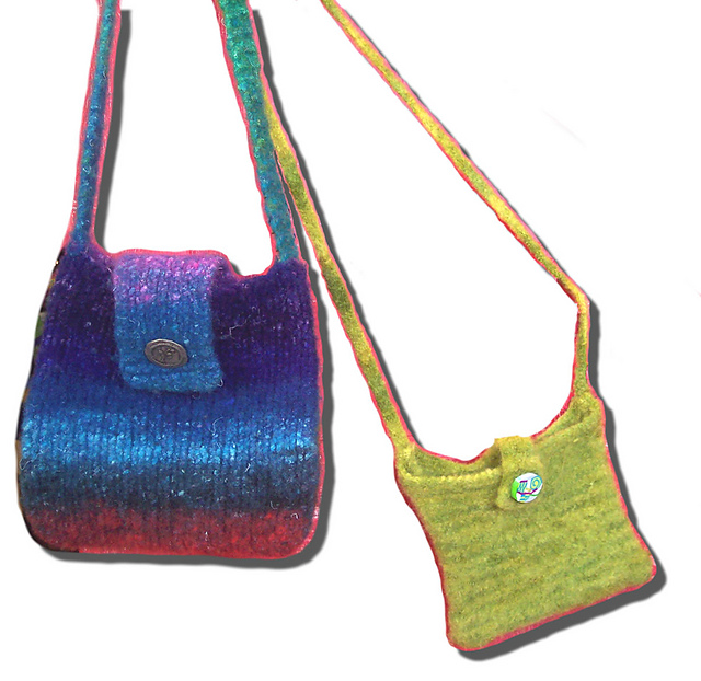 Beginner's Luck Felted Purse