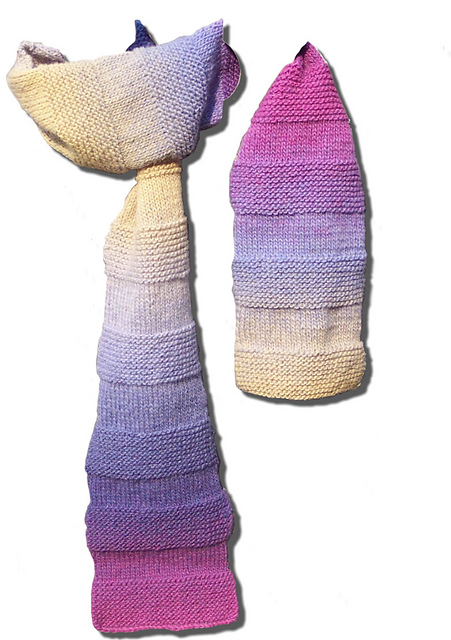 Garter Stripe Scarf
