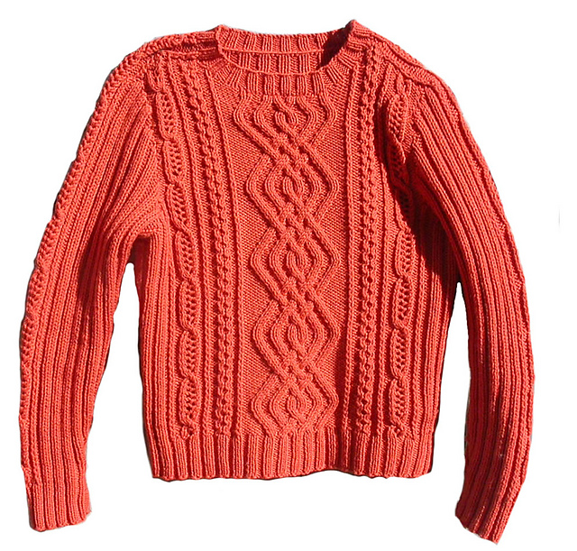 Meandering Cables Sweater