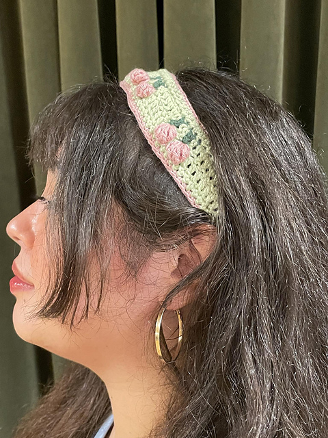 2 in 1 Cherry stitch Mile a minute Cherry headband