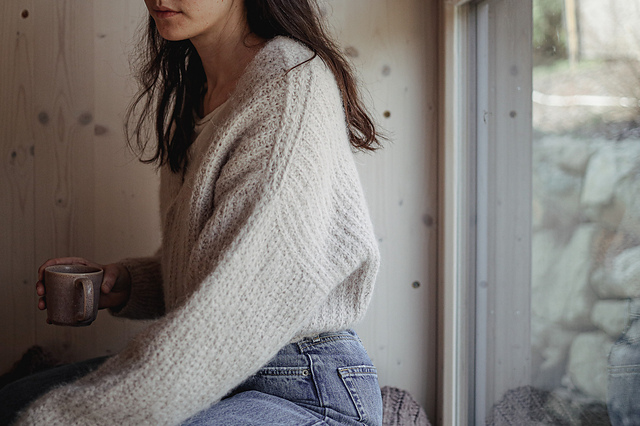 Dusty White Cardigan