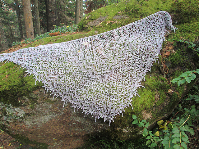 Crystal Morning Shawl