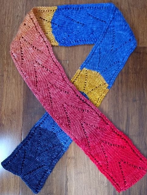 Temperatures are Rising Climate Scarf