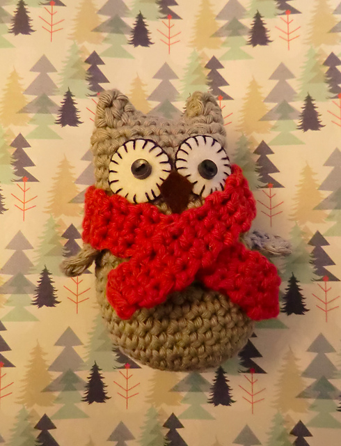 Christmas owl