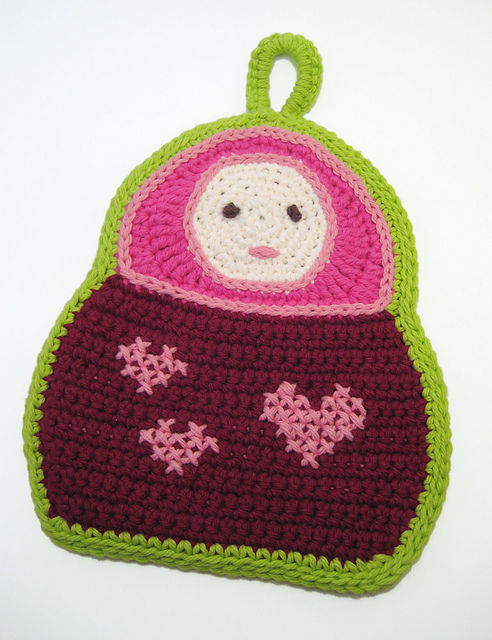 Matryoshka Russian Nesting Doll Potholder