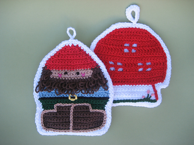 Mushroom Home Potholder