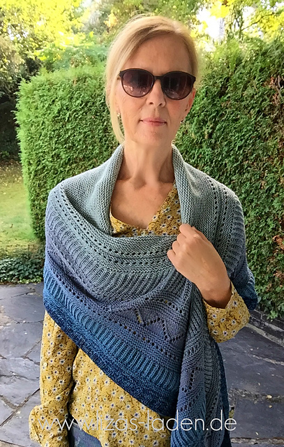 Strickanleitung Lizas Tuch Seaside