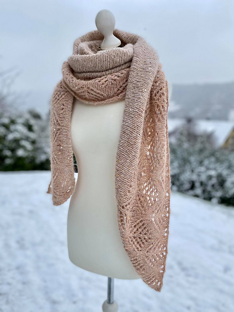 Lizas Tuch Schneerose