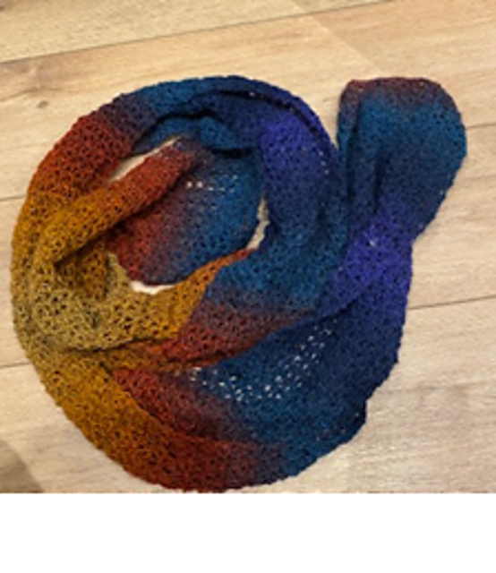 Babs V stitch scarf