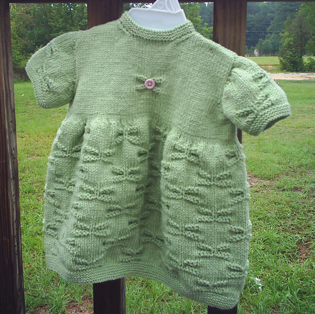 Bow-patterned dress