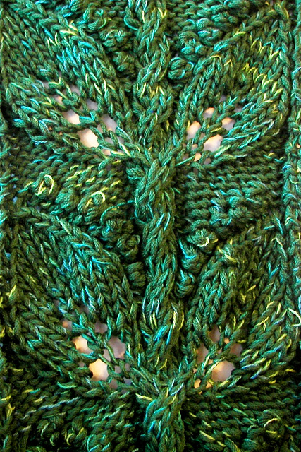 Lily of the Valley Cable Panel- An Original Stitch Pattern