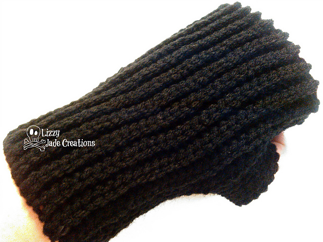 Slip Stitch Fingerless Gloves
